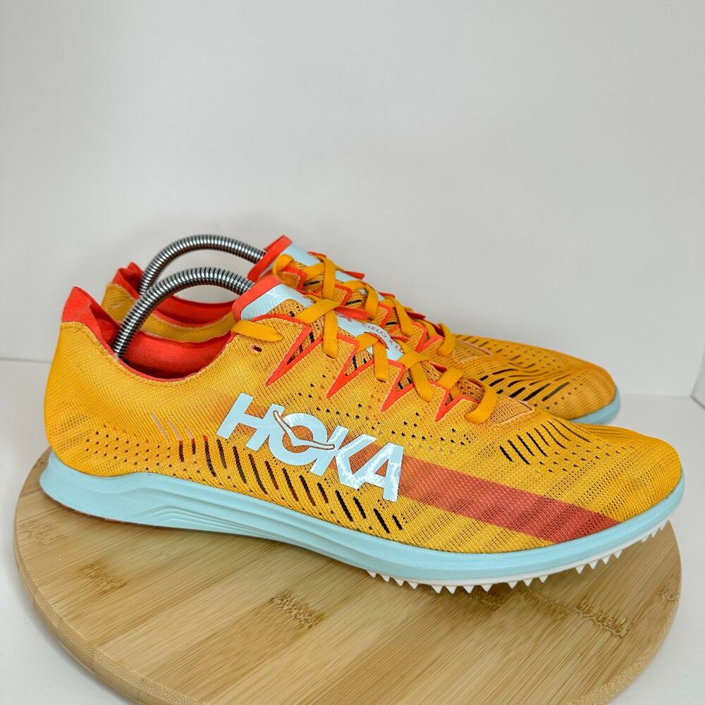 Hoka Cielo X LD Lightweight Track Distance Spike Shoes Yellow Camilla Unisex NEW